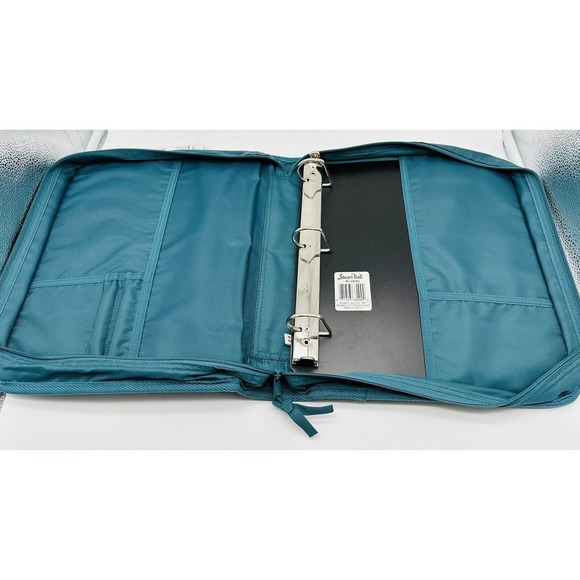 Vtg NWT 1998 Looney Tunes 3-Ring Binder Stuart Hall Green Taz Bugs Bunny Daffy - Picture 9 of 13